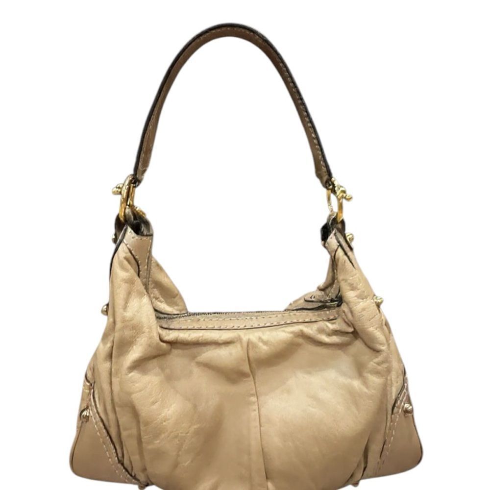 GUCCI Light Brown Jockey Hobo Shoulder Bag Auth - Picture 2 of 15
